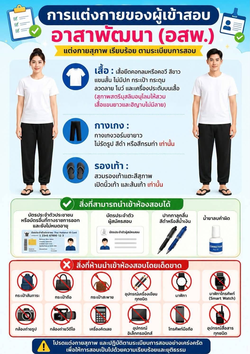ประกาศจังหวัดอุทัยธานี เรื่อง รายชื่อผู้มีสิทธิสอบเพื่อวัดความเหมาะสมกับตำแหน่ง (สอบข้อเขียน) กำหนดวัน เวลา สถานที่สอบ และระเบียบเกี่ยวกับการสอบเพื่อวัดความเหมาะสมกับตำแหน่ง (สอบข้อเขียน) ในการสอบคัดเลือกบุคคลเพื่อแต่งตั้งเป็นอาสาพัฒนา (อสพ.) รุ่นที่ 78